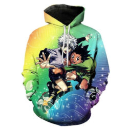 Blusa Jaqueta 3D Full Killua e Gon Anime Hunter X Hunter Top
