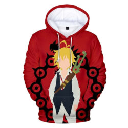 Blusa Jaqueta 3D Full Meliodas Pecado Da Ira Nanatsu No Taizai Anime Top