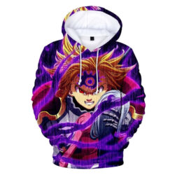 Blusa Jaqueta 3D Full Meliodas Batalha Nanatsu No Taizai Anime Top