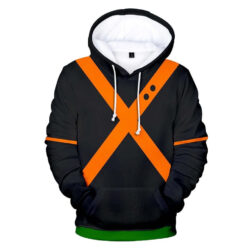 Blusa Jaqueta 3D Full Traje Bakugou Katsugi My Hero Academia Anime Top