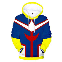 Blusa Jaqueta 3D Full Traje All Might My Hero Academia Anime Top