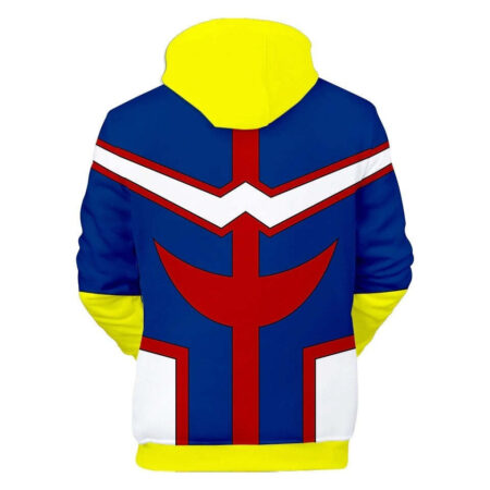 Blusa Jaqueta 3D Full Traje All Might My Hero Academia Anime Top - Imagem 2