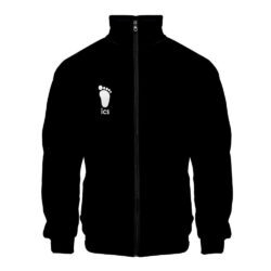 Jaqueta Corta Vento 3D Uniforme Colégio Inarizaki Anime Haikyuu Top