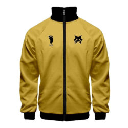 Jaqueta Corta Vento 3D MSBY Black Jackal Anime Haikyuu Top