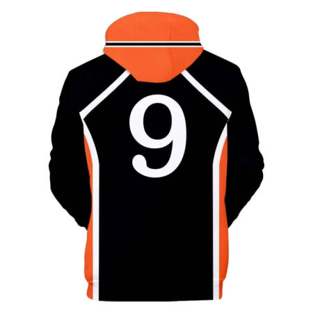 Blusa Jaqueta 3D Full Kageyama Tobio Colégio Karasuno Haikyuu Anime Top - Imagem 2