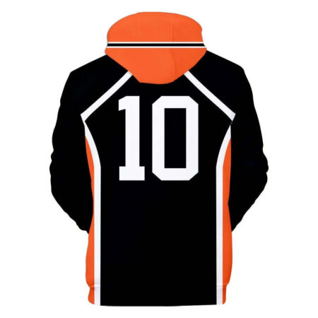 Blusa Jaqueta 3D Full Hinata Shoyo Colégio Karasuno Haikyuu Anime Top - Imagem 2