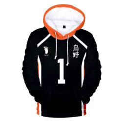 Blusa Jaqueta 3D Full Daichi Colégio Karasuno Haikyuu Anime Top
