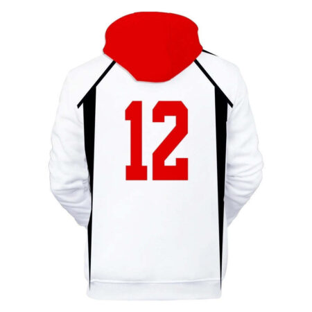 Blusa Jaqueta 3D Full Yuki Shibayama Colégio Nekoma Haikyuu Anime Top - Imagem 2