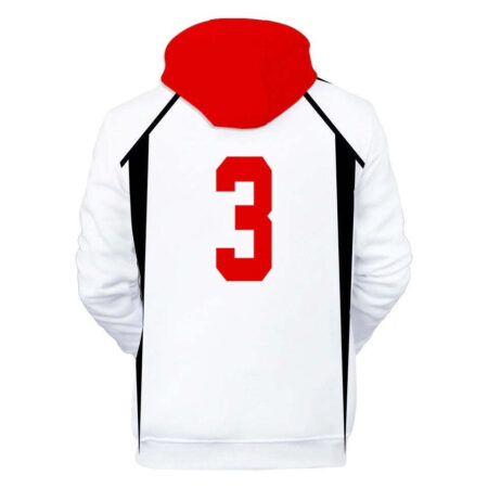 Blusa Jaqueta 3D Full Morisuke Yaku Colégio Nekoma Haikyuu Anime Top - Imagem 2