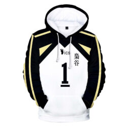 Blusa Jaqueta 3D Full Uniforme Academia Fukurodani Haikyuu Anime Top