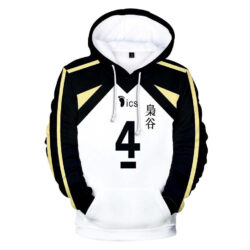 Blusa Jaqueta 3D Full Kotaro Bokuto Academia Fukurodani Haikyuu Anime Top
