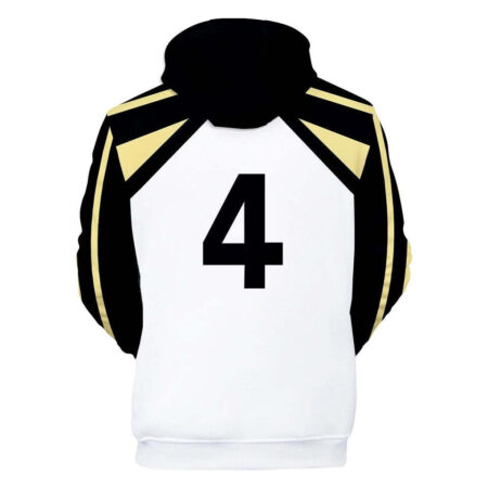 Blusa Jaqueta 3D Full Kotaro Bokuto Academia Fukurodani Haikyuu Anime Top - Imagem 2