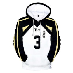 Blusa Jaqueta 3D Full Yamato Sarukui Academia Fukurodani Haikyuu Anime Top