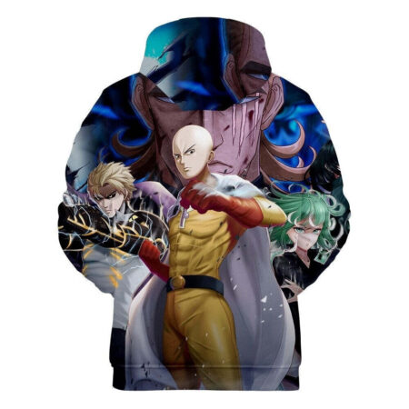 Blusa Jaqueta 3D Full Saitama e Heróis Anime One Punch Man Top - Imagem 2