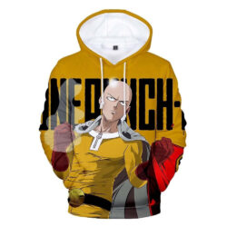 Blusa Jaqueta 3D Full Anime One Punch Man Top