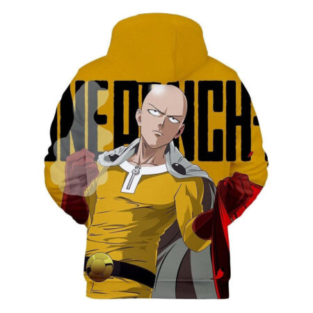 Blusa Jaqueta 3D Full Anime One Punch Man Top - Imagem 2