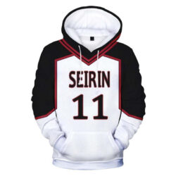 Blusa Jaqueta 3D Full Kuroko Uniforme Kuroko No Basket Anime Top