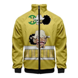 Jaqueta Corta Vento 3D Usopp Anime One Piece Top