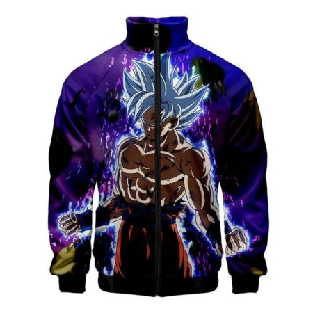 Blusa Jaqueta 3D Anime Dragon Ball Super Goku Instinto Superior Comple