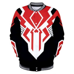 Jaqueta Beisebol 3D Casual Power Rangers Mighty Morphin Top