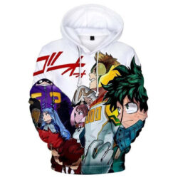 Blusa Jaqueta 3D Full Arte Personagens My Hero Academia Anime Top