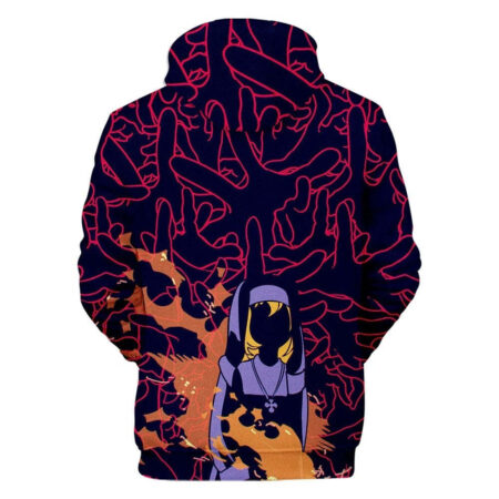 Blusa Jaqueta 3D Full Irmã Iris Anime Fire Force Top - Imagem 2