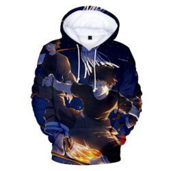 Blusa Jaqueta 3D Full Shinra e Benimaru Anime Fire Force Top