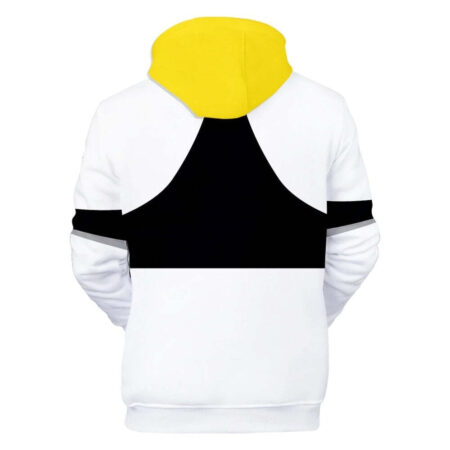Blusa Jaqueta 3D Full Uniforme Capuzes Brancos Anime Fire Force Top - Imagem 2