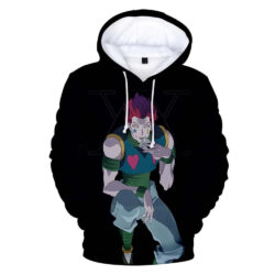Blusa Jaqueta 3D Full Hisoka Mágico Anime Hunter X Hunter Top