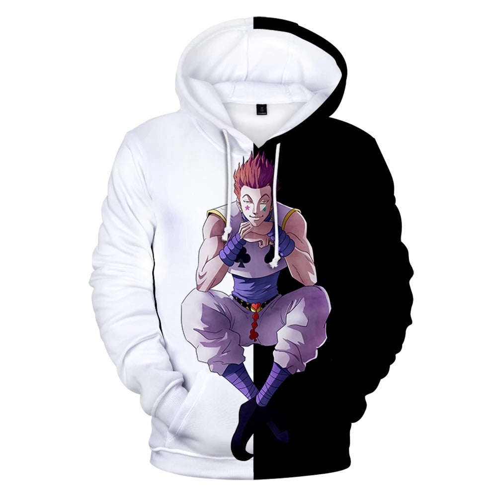 Blusa de Frio Moletom Full Goku Criança Desenho Anime com Capuz