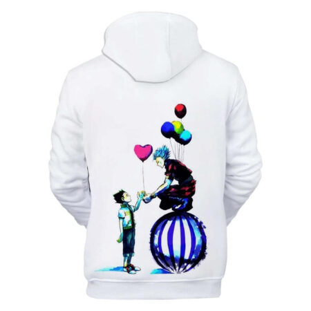 Blusa Jaqueta 3D Full Hisoka e Gon Arte Anime Hunter X Hunter Top - Imagem 2