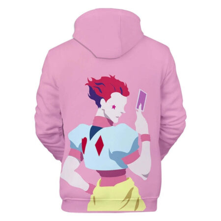 Blusa Jaqueta 3D Full Arte Hisoka Anime Hunter X Hunter Top - Imagem 2