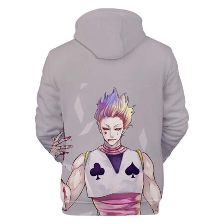 Blusa Jaqueta 3D Full Hisoka Morow Anime Hunter X Hunter Top - Imagem 2