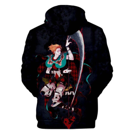 Blusa Jaqueta 3D Full Hisoka Tranformação Anime Hunter X Hunter Top - Imagem 2