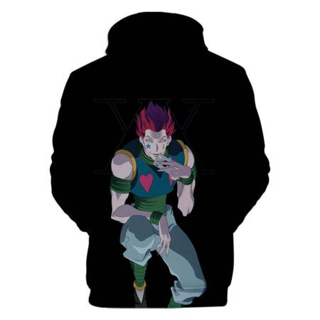 Blusa Jaqueta 3D Full Hisoka Mágico Anime Hunter X Hunter Top - Imagem 2