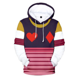 Blusa Jaqueta 3D Full Hisoka Traje Clássico Anime Hunter X Hunter Top
