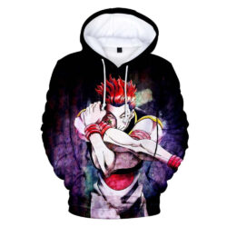 Blusa Jaqueta 3D Full Hisoka Batalha Anime Hunter X Hunter Top