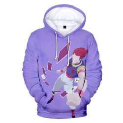 Blusa Jaqueta 3D Full Arte Hisoka Cartas Anime Hunter X Hunter Top