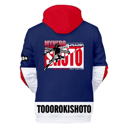 Blusa Jaqueta 3D Full Todoroki My Hero Academia Anime Top - Imagem 2
