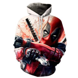 Blusa Jaqueta 3D Full Deadpool Anti Herói Filme Marvel Top