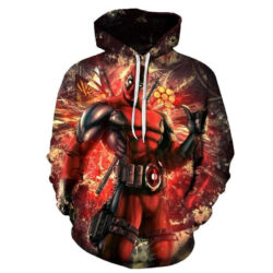 Blusa Jaqueta 3D Full Deadpool Explosivos Game Marvel Top
