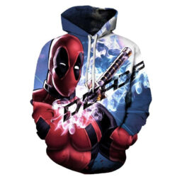 Blusa Jaqueta 3D Full Deadpool Clássico Desenho Hq Top