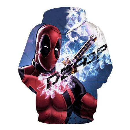 Blusa Jaqueta 3D Full Deadpool Clássico Desenho Hq Top - Imagem 2