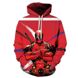 Blusa Jaqueta 3D Full Deadpool Personagem Desenho Hq Top
