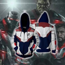 Jaqueta/Blusa/Casaco - Vingadores ULTIMATO Avengers Traje Quantum Azul