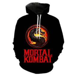 Blusa Jaqueta 3D Full Símbolo Clássico Mortal Kombat Top