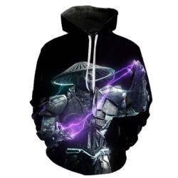 Blusa Jaqueta 3D Full Raiden Poderes Game Mortal Kombat Top