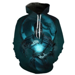Blusa Jaqueta 3D Full Sub-Zero Zumbi Game Mortal Kombat Top