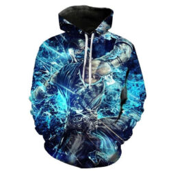 Blusa Jaqueta 3D Full Sub-Zero Poderes Mortal Kombat Top