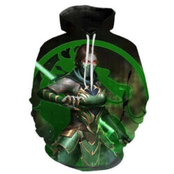 Blusa Jaqueta 3D Full Jade Game Mortal Kombat Top